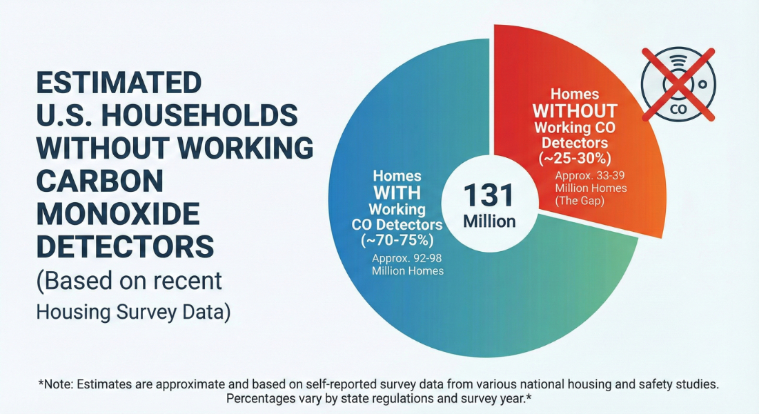 86 Million Americans Are Unprotected Against Carbon Monoxide Poisoning