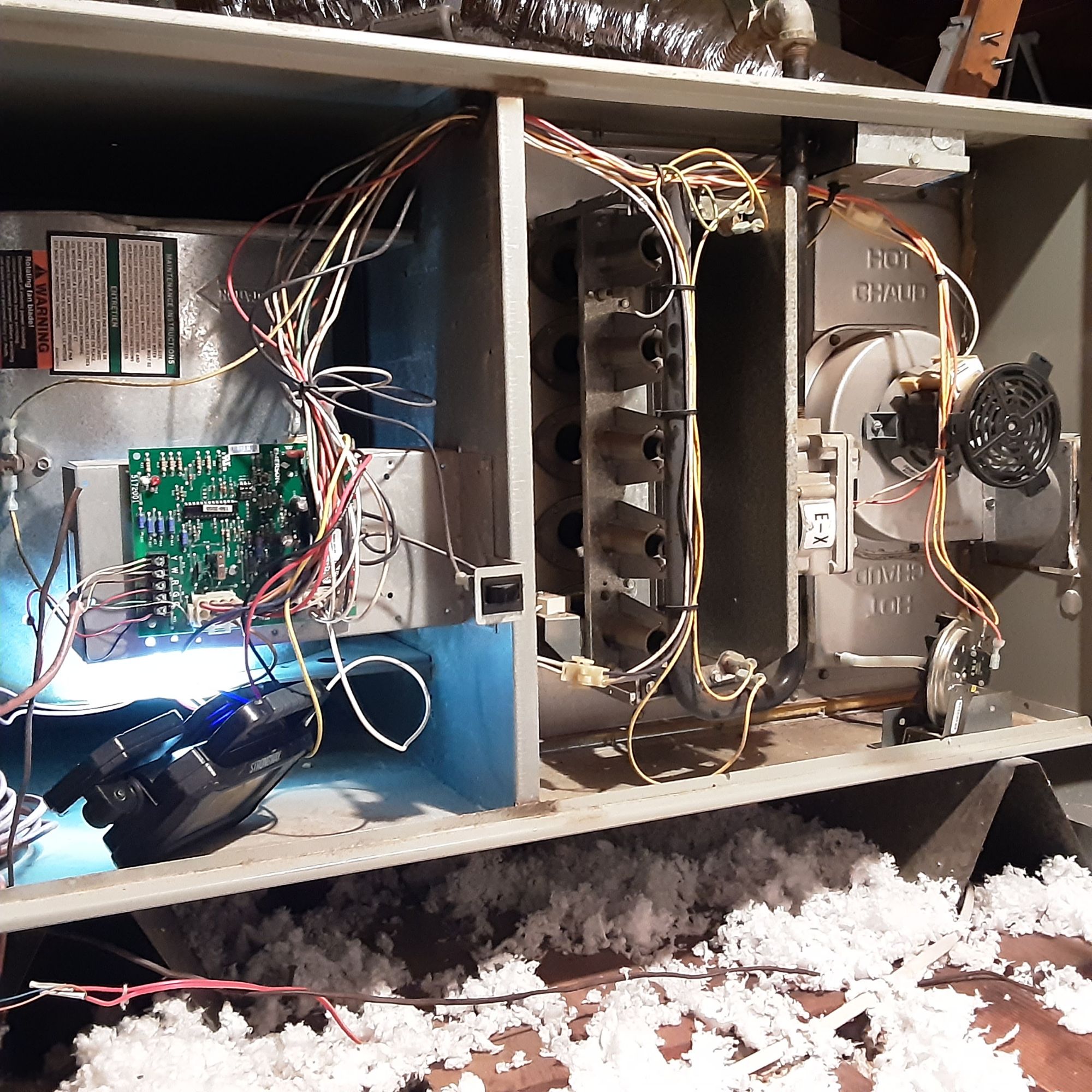 West University Furnace Repair: Weak Blower Capacitor Replaced on Older Gas Furnace